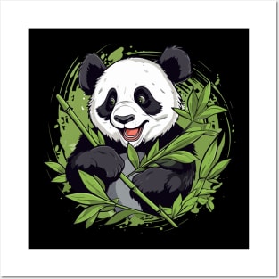 A Panda's Snack Time Posters and Art